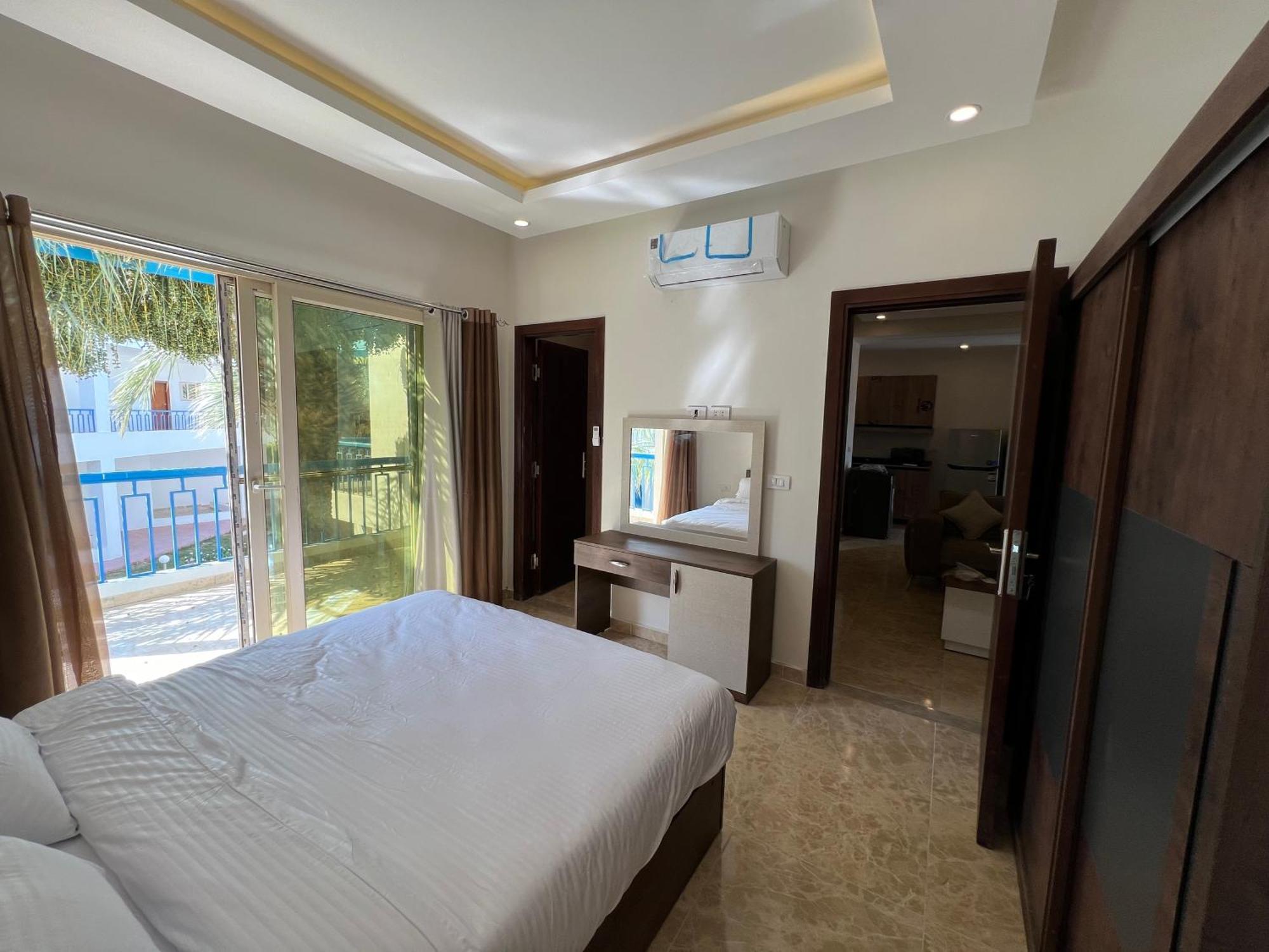 הורגהדה Chalet In Mirage Resort Bay Resort & Aqua Park מראה חיצוני תמונה
